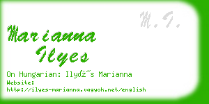 marianna ilyes business card